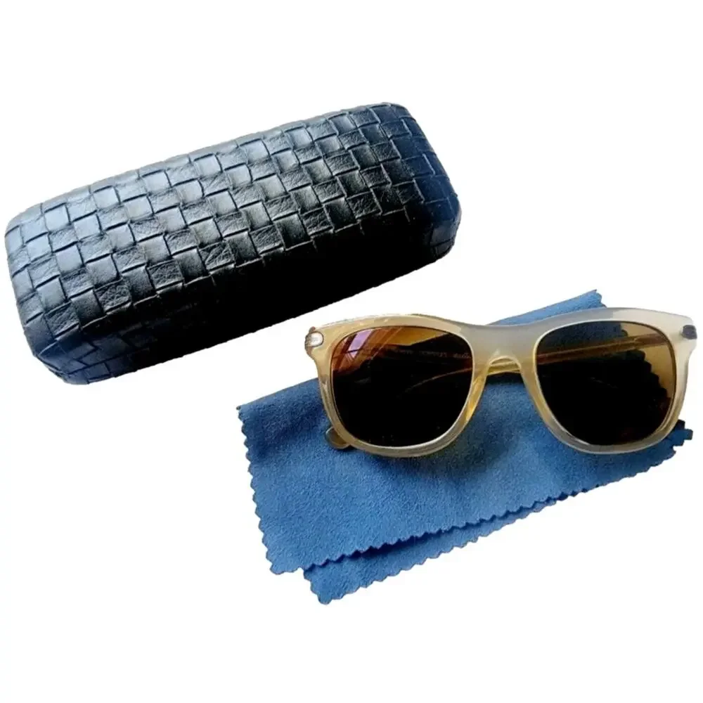 Oliver Peoples XXV Beige Square Sunglasses Italy RX Frames w Case